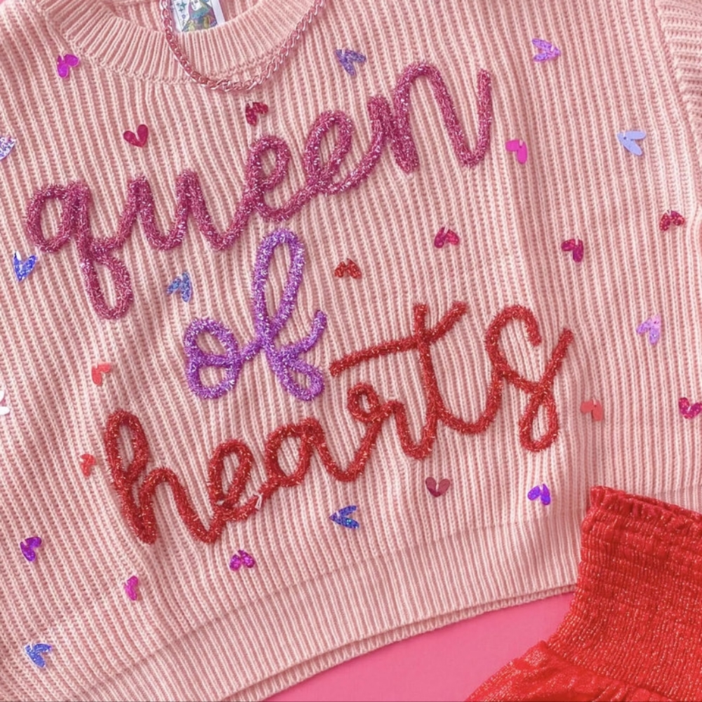 NWT Queen of Sparkle Valentines Sweater